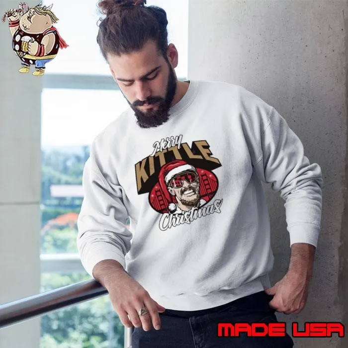 George Kittle American professional football tight end Merry Christmas Sweatshirt