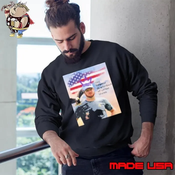 God Emperor Quarterback Of United States Sweatshirt