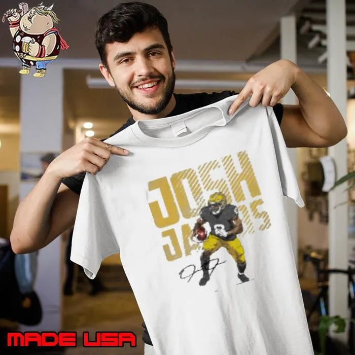 Green Bay Packers Josh Jacobs Bold Signature Unisex