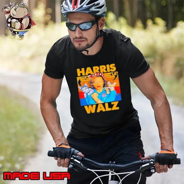 Harris Walz with the Cats 2024 vintage Unisex