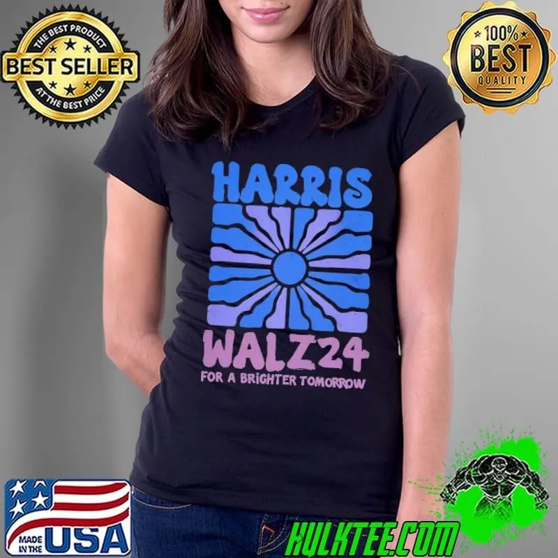 Harris Walz'24 For A Brighter Tomorrow Election Ladies tee