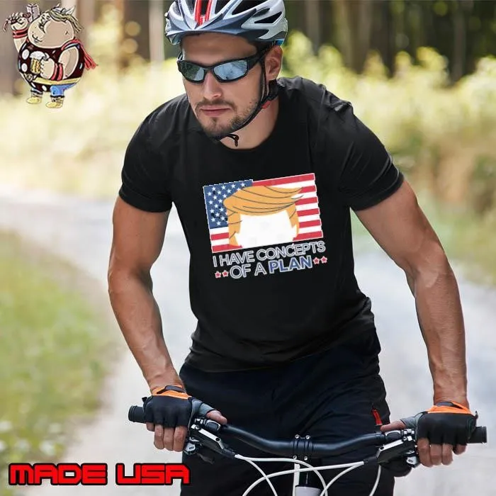 I Have Concepts Of A Plan Hair trump president usa flag election Unisex
