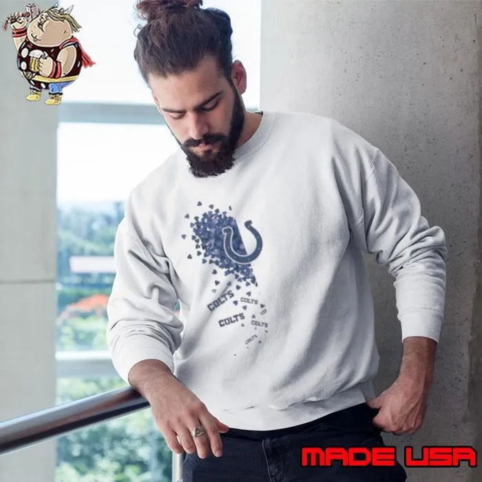 Indianapolis Colts Heart Sweatshirt