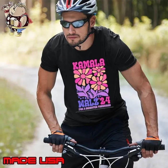 Kamala Harris 2024 LGBTQIA Rainbow Vote Democrat Vote Blue Boho T-Shirt
