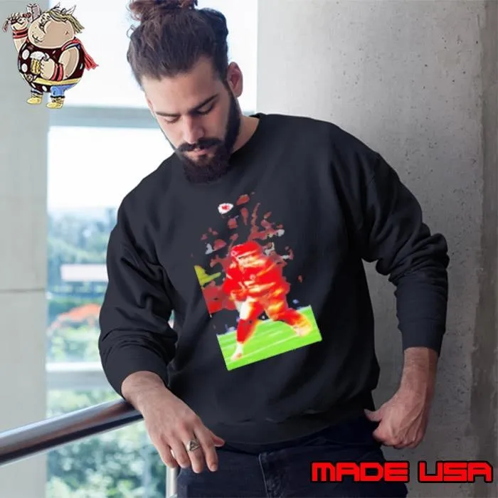 Kansas City Chiefs Patrick Mahomes just in time for kickoff photo Sweatshirt