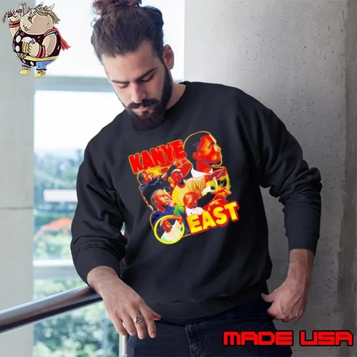 Kanye West Kanye East Rapper Star Retro Sweatshirt