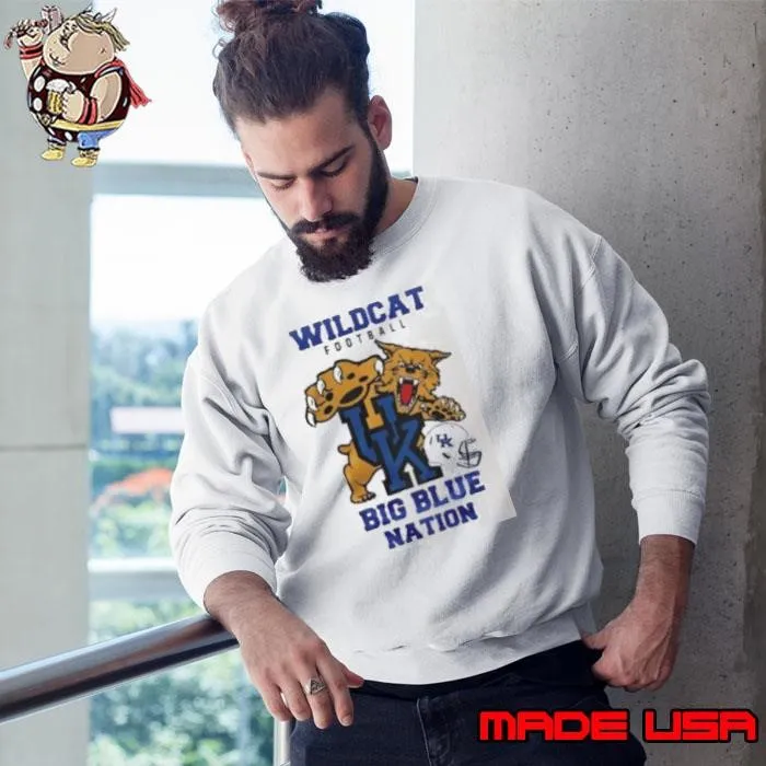 Kentucky Wildcats Men’s Basketball Team Big Blue Nation Mascot Sweatshirt
