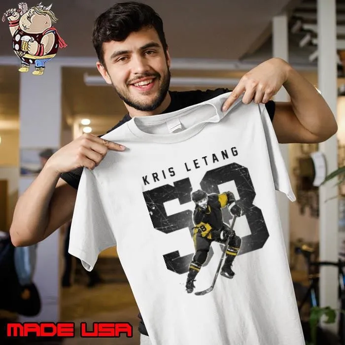 Kris Letang Pittsburgh Grunge Canadian professional ice hockey defenceman T-Shirt