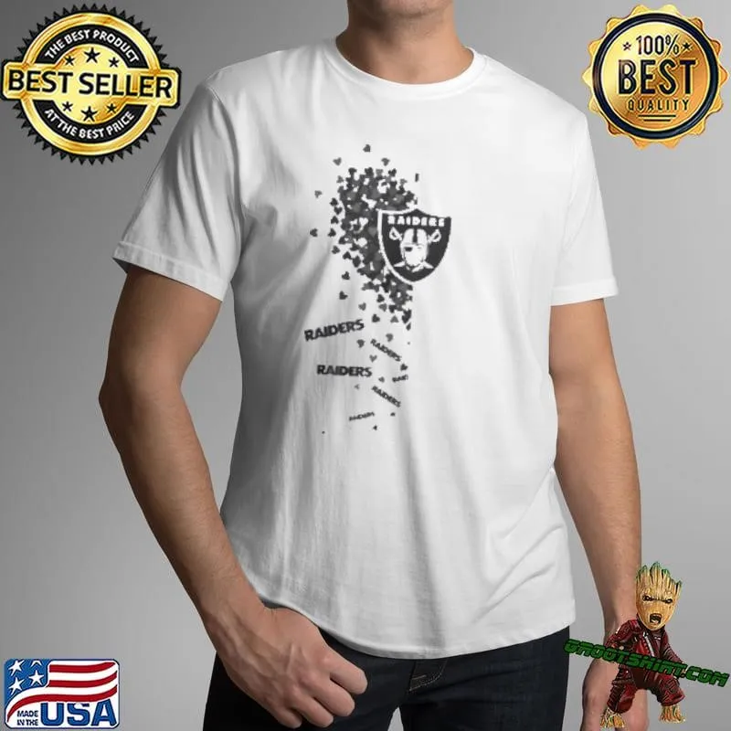 Las Vegas Raiders Heart Unisex