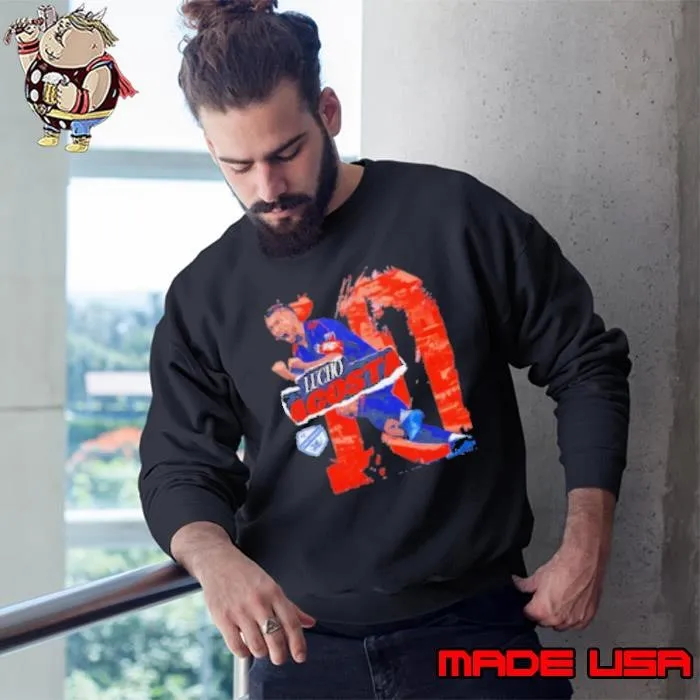Luciano Acosta FC Cincinnati MLS Rough Vintage Sweatshirt