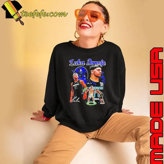 Luka Doncic x Dallas Mavericks NBA basketball graphic Sweatshirt