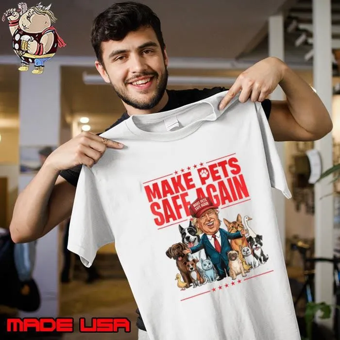 Make Pets Safe Again 2024 Save Our Pets Stars Election Unisex