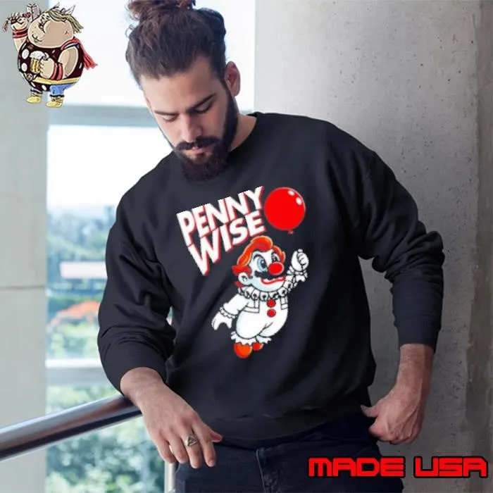 Mario And Pennywise Super Pennywise Mashup Sweatshirt