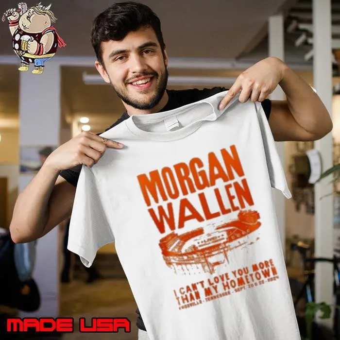 Morgan Wallen Live Knoxville Tennessee Volunteers Football 2024 Shirt