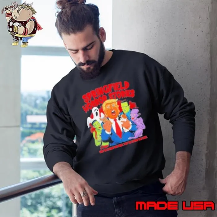 Original Trump Springfield Horror Stories Sweatshirt