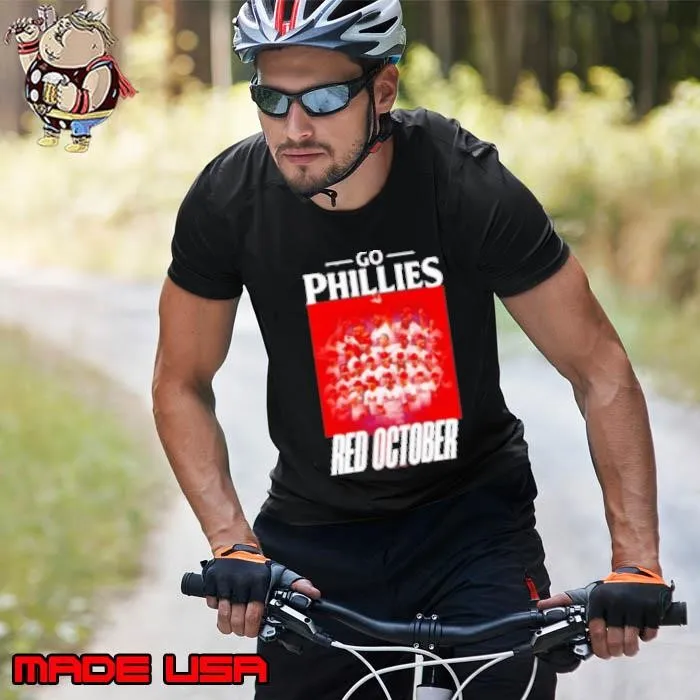 Philadelphia Phillies Go Phillies Red October NL East Division Champions Graphic Unisex