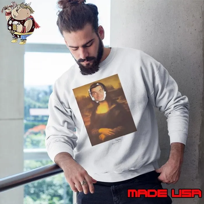 Rowan Atkinson Mr Bean Mona Lisa Parody Shirt