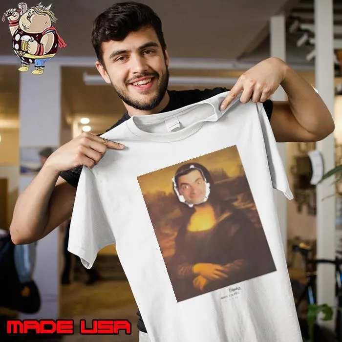 Rowan Atkinson Mr Bean Mona Lisa Parody Unisex