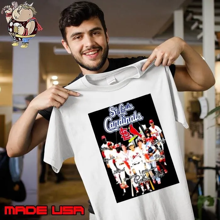 St Louis Cardinals Team Football Signatures Unisex