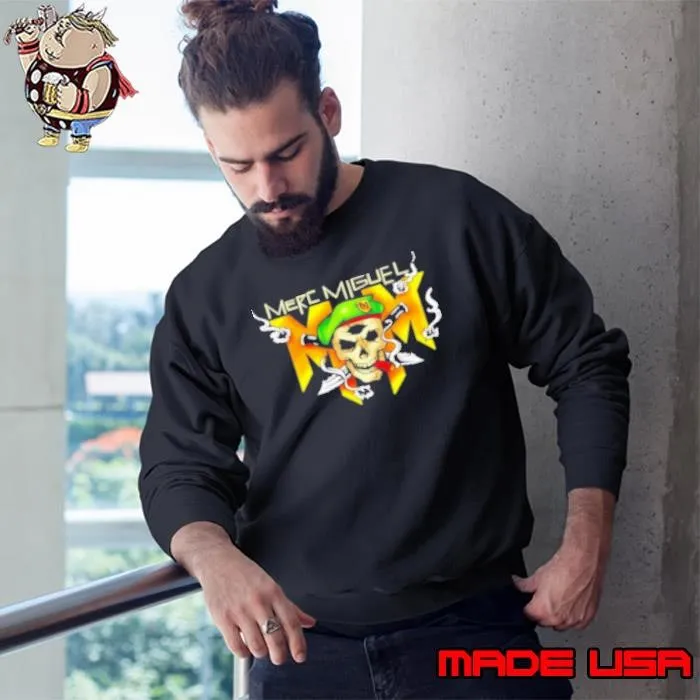 Tactical Combat Double M Skull Logo Sweatshirt