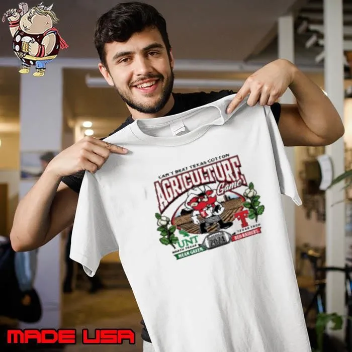 Texas Tech Vs University Of North Texas 2024 Celebrate Agriculture Gameday Unisex