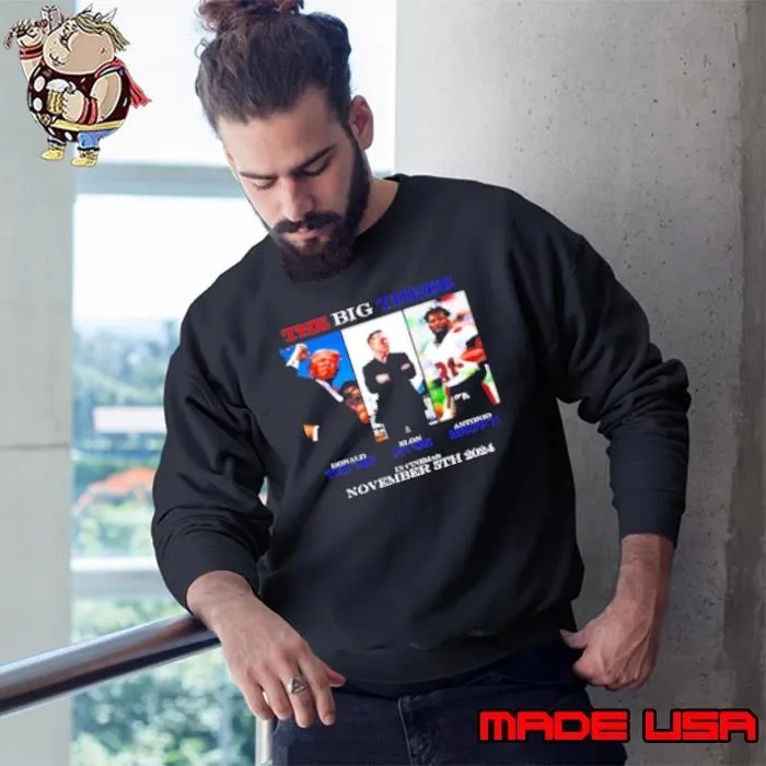 The Big Three Donald Trump Elon Musk Antonio Brown In Cinemas 2024 Sweatshirt
