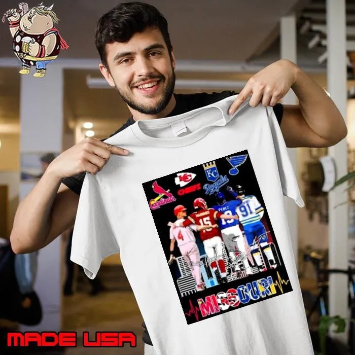 The Missouri Sport Teams 2022 Cardinals Chiefs Royals And Blue Signatures Unisex