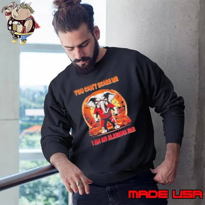 The red elephant you can’t me I am an Alabama Crimson Tide fan Sweatshirt