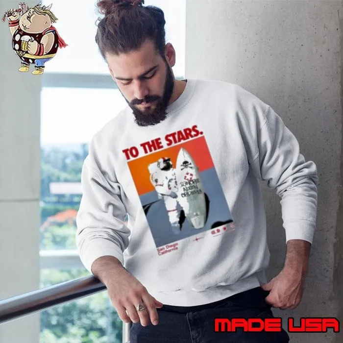 Tothestars.Media Astro Surf Ignore Alien Orders Sweatshirt