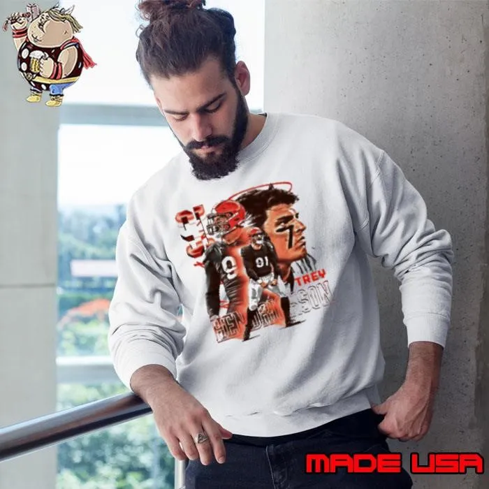 Trey Hendrickson Cincinnati Bengals NFL Football Patriot Vintage Sweatshirt