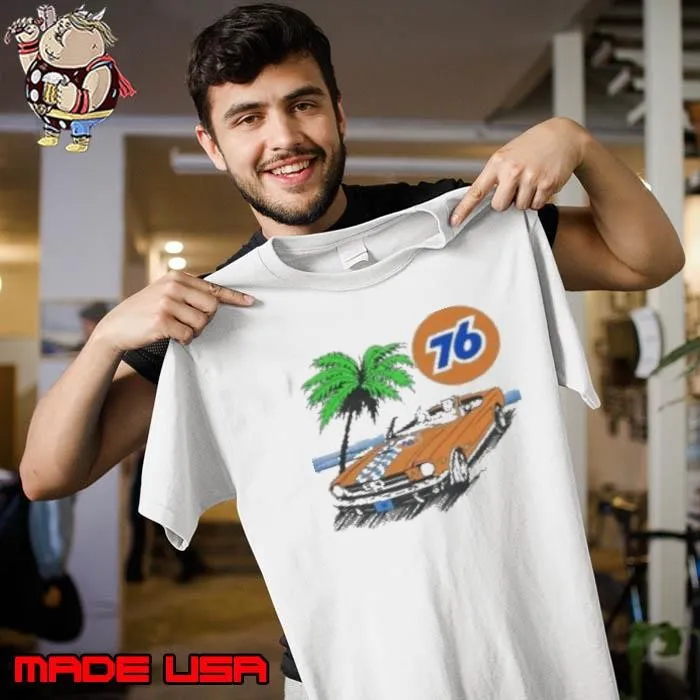 Vintage 90's 76 Gas Station Ford Mustang Unisex