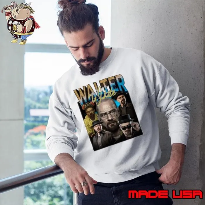 Walter White fictional antihero villain protagonist Bootleg Vintage Sweatshirt