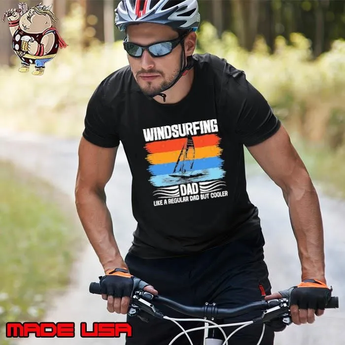 Windsurfing Dad Like a Normal Dad But Cooler Vintage T-Shirt