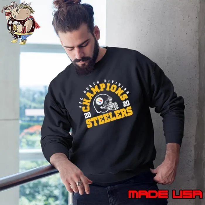 AFC North Division Champions 2020 Pittsburgh Steelers Sweatshirt
