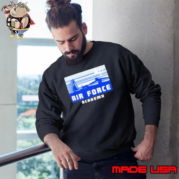 Air Force Falcons Campus Skyline Retro Sweatshirt