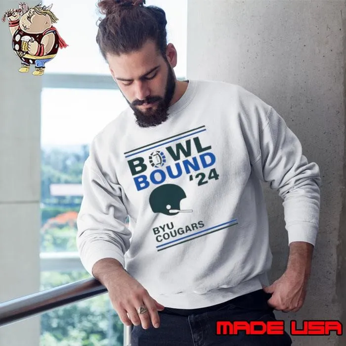 BYU Cougars 2024 Bowl Bound Helmet Shirt