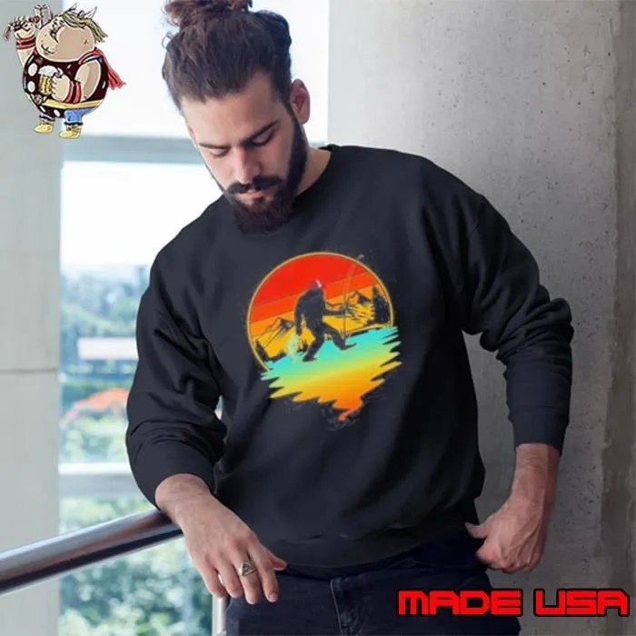 Bigfoot Fishing Sweatshirt