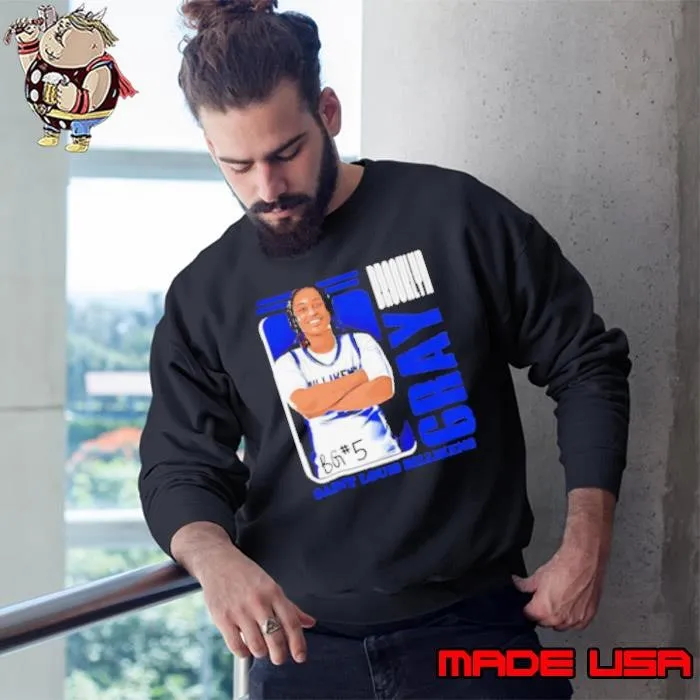 Brooklyn Gray Saint Louis Billikens cartoon Sweatshirt