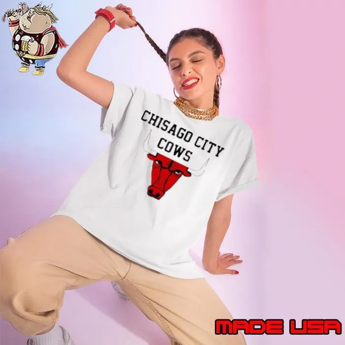 Chisago City Cows logo Ladies tee