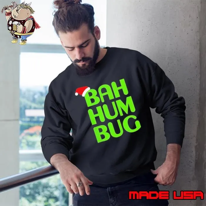Christmas Bah Humbug Shirt ArtXmas Humbug Santa Hat Sweatshirt