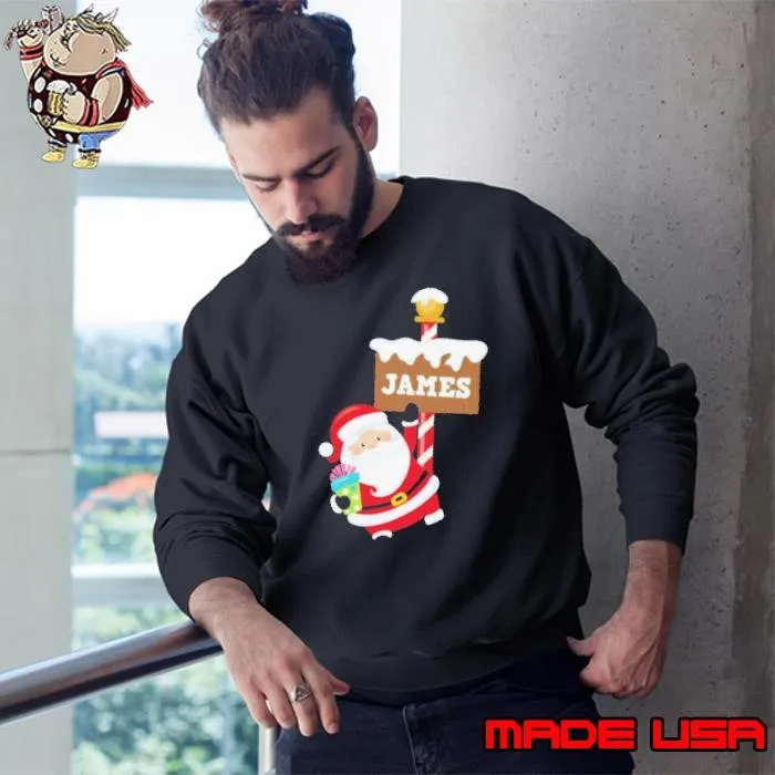 Christmas Xmas James Sweatshirt