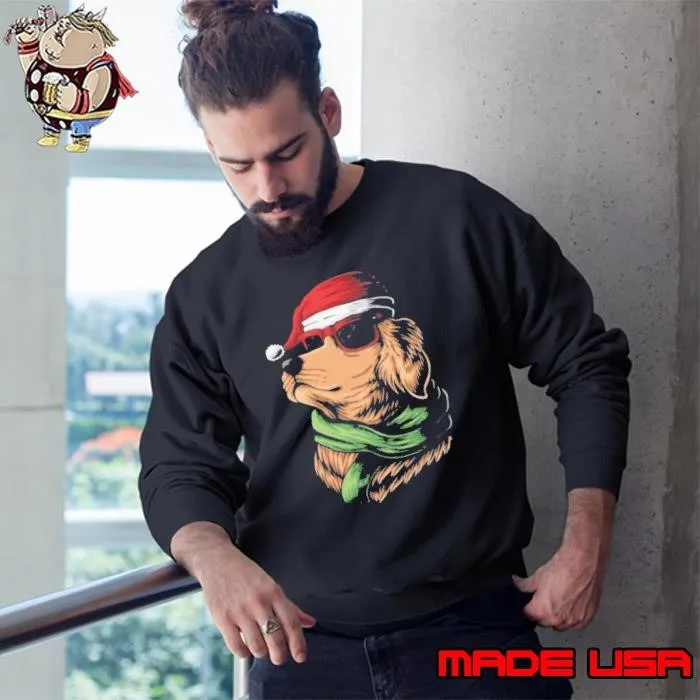 Cute Christmas Golden Retriever shirt