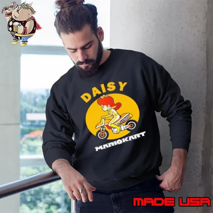 Daisy Mario kart motorcycle Sweatshirt