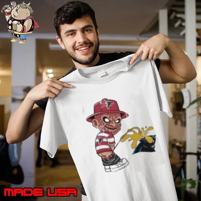 Freddy Krueger Atlanta Falcons Piss On Carolina Panthers Halloween 2024 NFL Unisex