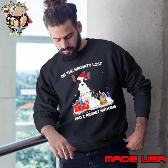 French Bulldog Dog Naughty Christmas Reindeer Dog Sweatshirt
