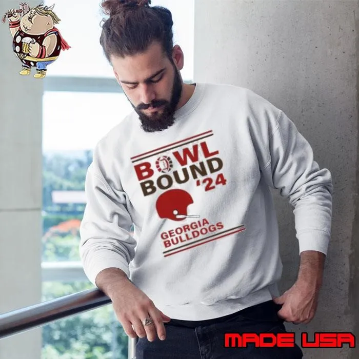 Georgia Bulldogs 2024 Bowl Bound Helmet Sweatshirt