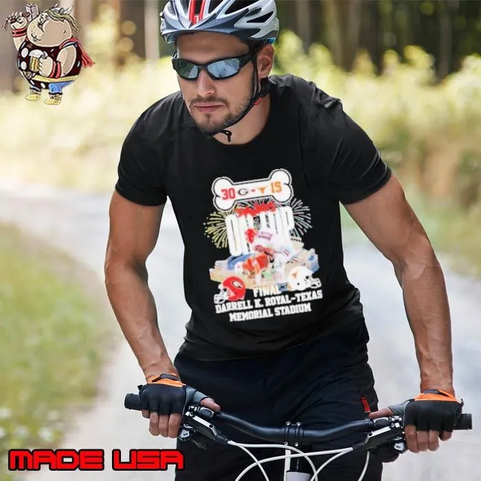 Georgia Bulldogs Dawgs On Top 30 15 Texas Final 2024 Shirt