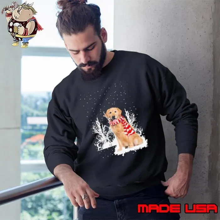 Golden Retriever Merry Christmas Sweatshirt