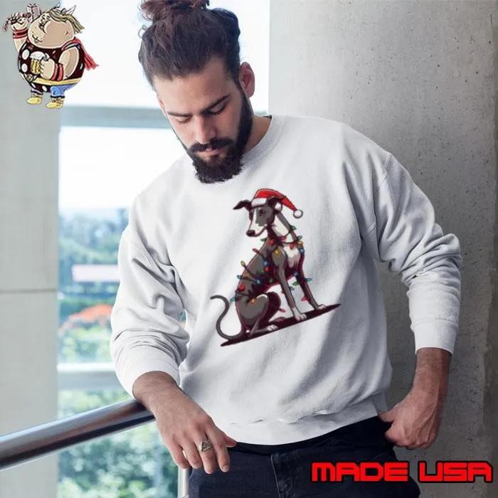 Greyhound Dog Christmas Sweatshirt