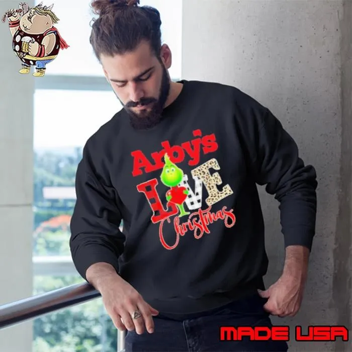 Grinch Love Arbys Christmas Sweatshirt